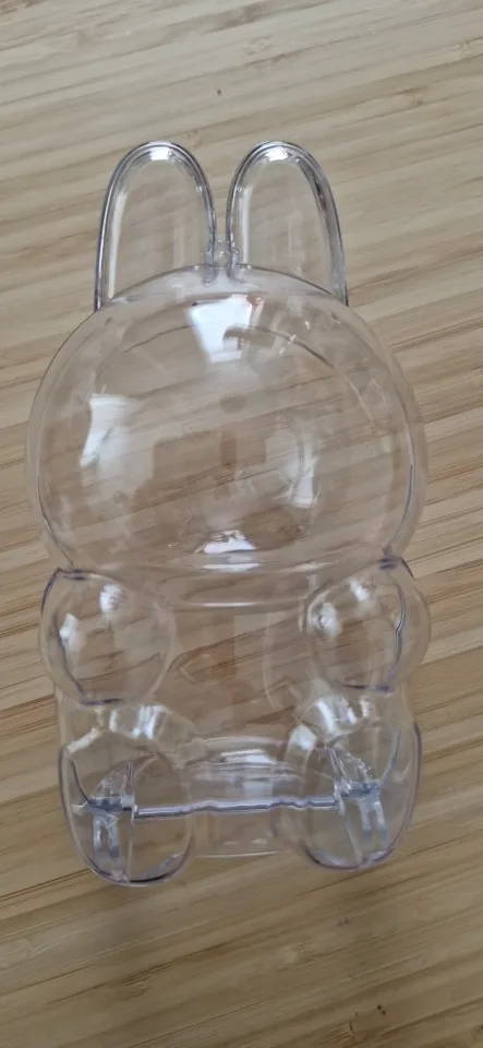 Protective Acrylic Case For Labubu V1/v2/v3  Transparent Portable Organizer Box Mystery Box Storage Case Display Bag photo review