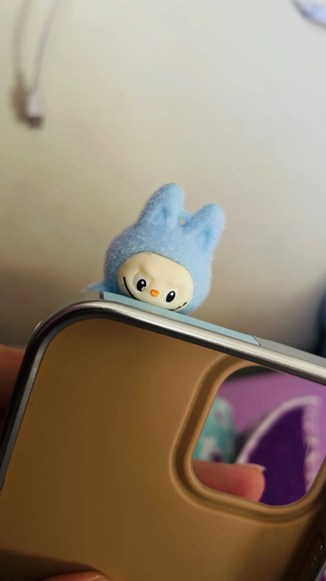 Silicone Suede Labubu Phone Case For Iphone 11 12 13 14 15 16pro Max Plus 16pro 15pro Diy Soft Brown Cover Coque Fall Prevention photo review