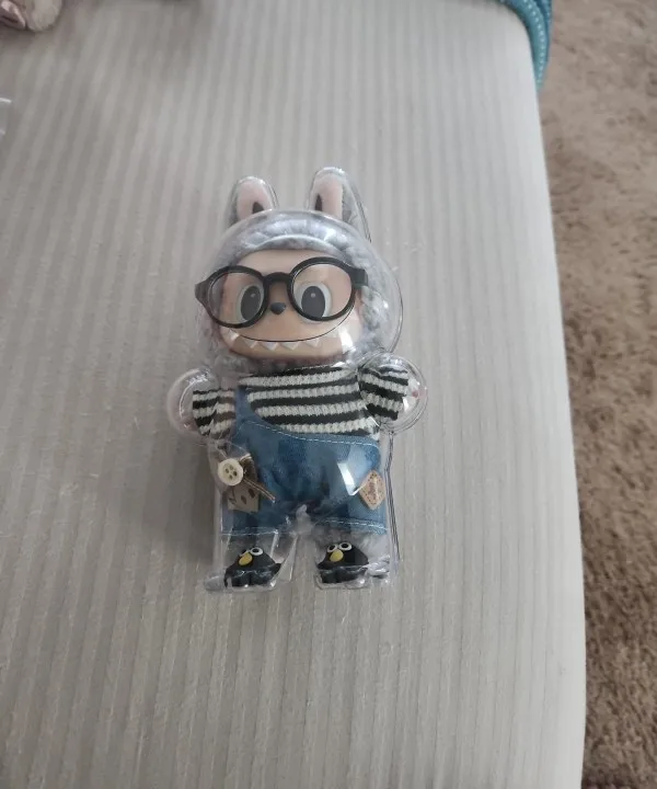 Protective Acrylic Case For Labubu V1/v2/v3  Transparent Portable Organizer Box Mystery Box Storage Case Display Bag photo review