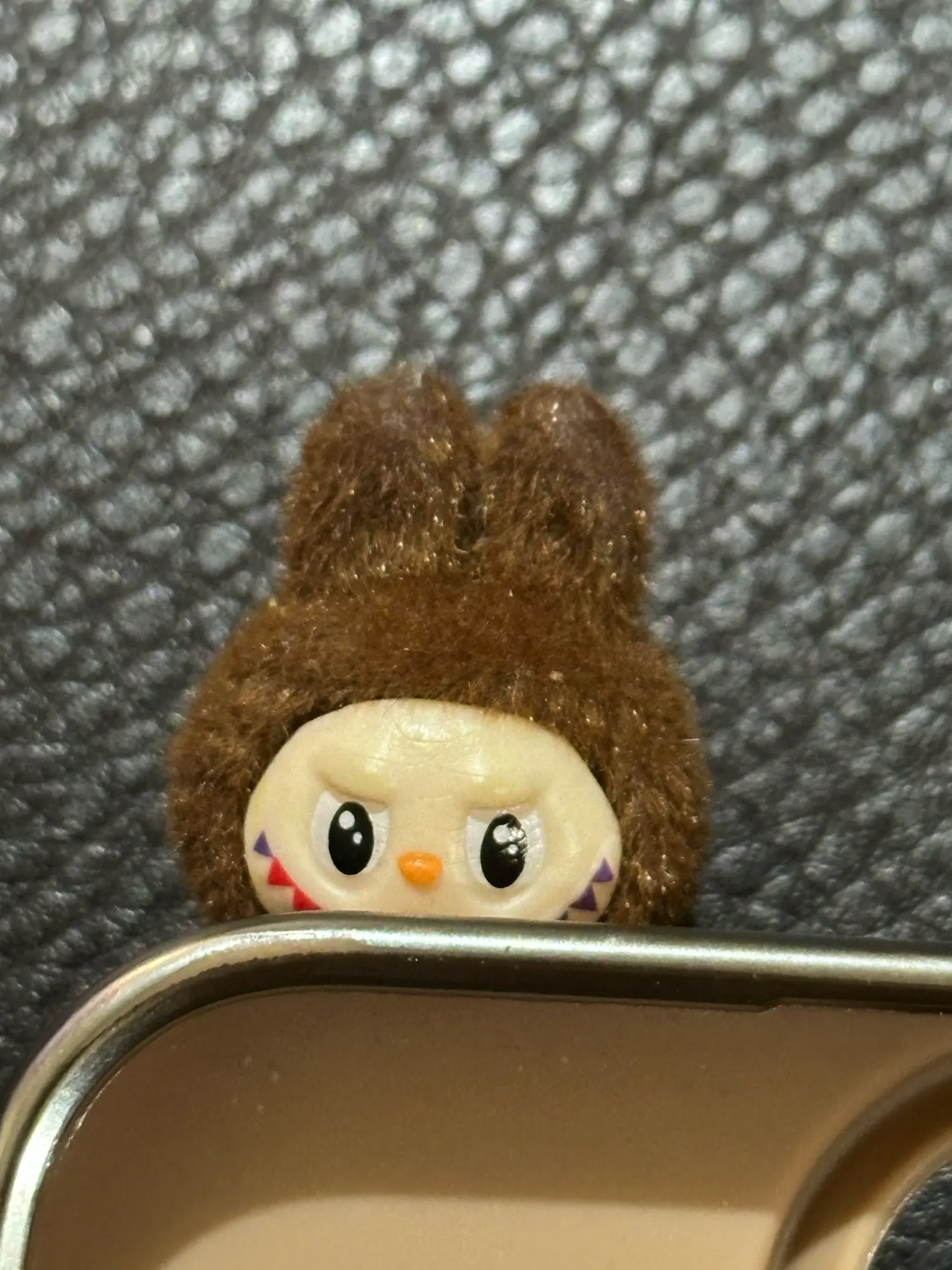 Silicone Suede Labubu Phone Case For Iphone 11 12 13 14 15 16pro Max Plus 16pro 15pro Diy Soft Brown Cover Coque Fall Prevention photo review