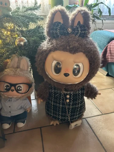 58cm Original Labubu Series Zimomo Clothing Design Extra Large Size Glue Doll Figure Kawaii Model Toys Ornaments Festival Gift photo review