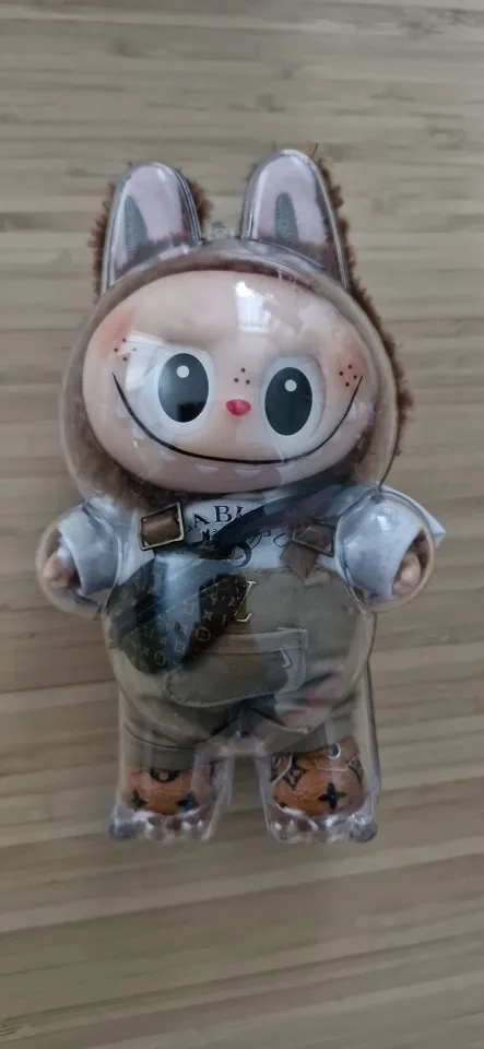 Protective Acrylic Case For Labubu V1/v2/v3  Transparent Portable Organizer Box Mystery Box Storage Case Display Bag photo review