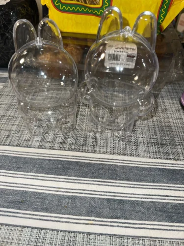 Protective Acrylic Case For Labubu V1/v2/v3  Transparent Portable Organizer Box Mystery Box Storage Case Display Bag photo review