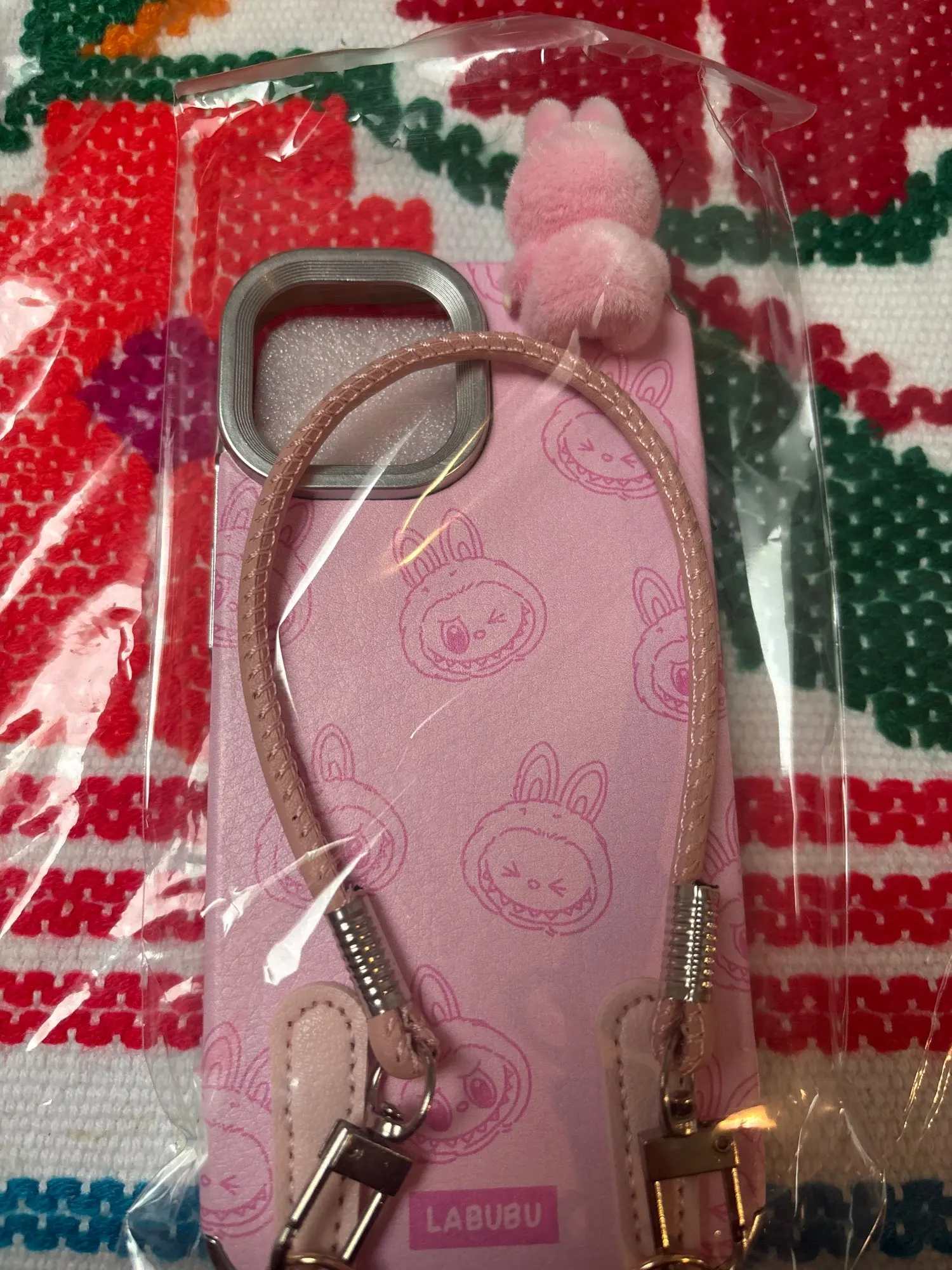 Silicone Suede Labubu Phone Case For Iphone 11 12 13 14 15 16pro Max Plus 16pro 15pro Diy Soft Brown Cover Coque Fall Prevention photo review