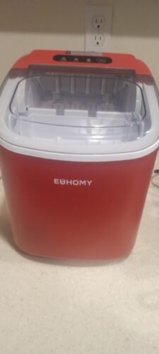 Hicon Ice Maker Machine 16M 16AL 26YB Home Ice Machine Dormitory Mini Ice Maker (16M With Handle) 15KG/24h photo review