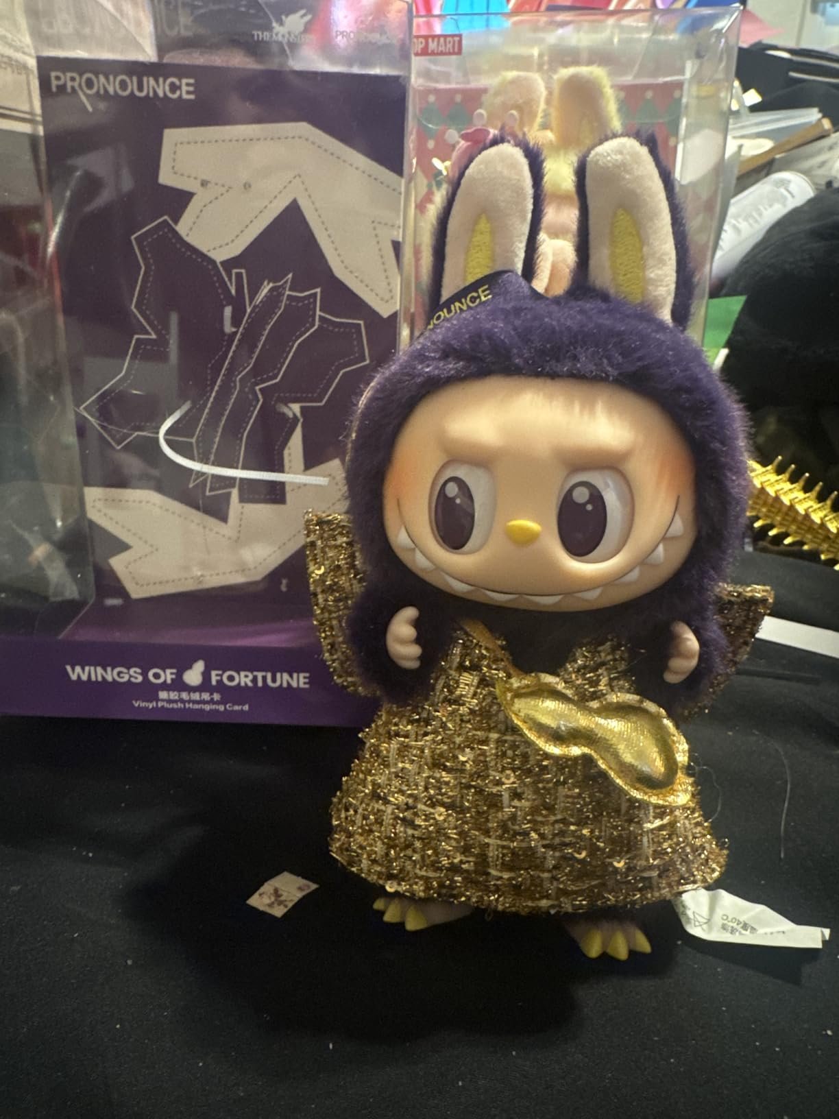 POP MART Labubu Genuine Zimomo Mokoko I Found U Vinyl Plush Figure Labubu Anime Doll Collection Model Doll Toys photo review