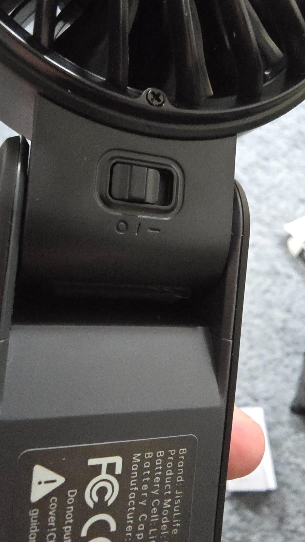 JISULIFE Handheld Fan Life7 – Ultimate Flexibility: High-Power Motor. LED Display. 19.5 Hrs Cooling. 5000mAh Rechargeable. 5-Speed. Foldable Design. 3-IN-1 Portable Fan for Travel Cruise Beach(Grey) photo review