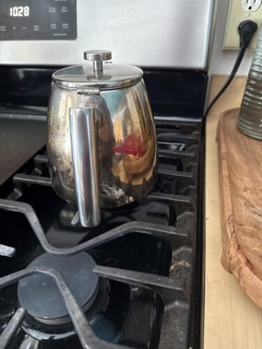 TYESO Vacuum Insulated Modern Tea Pot With Filter (600/750/1000ml) TS-8875/TS-8876/TS-8877 photo review