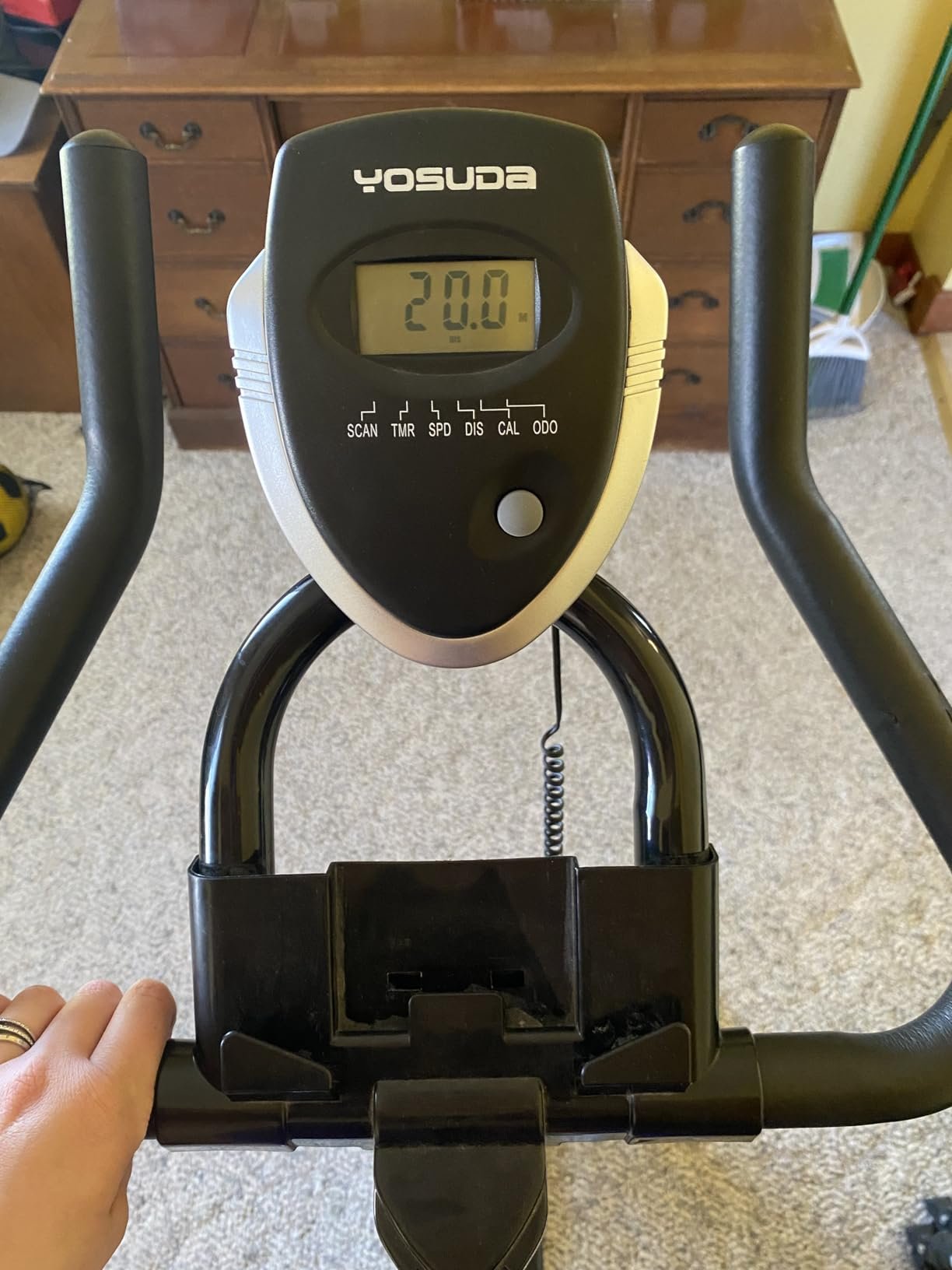 YOSUDA Indoor Cycling Bike Brake Pad/Magnetic Stationary Bike - Cycle Bike with Tablet Mount & Comfortable Seat Cushion photo review