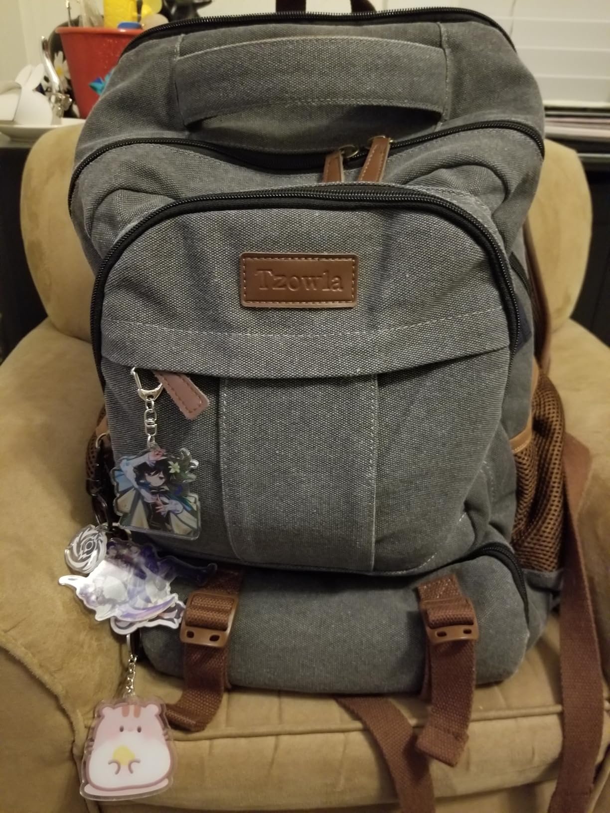 [Best Seller Restock] Tracey Urban Canvas 15-Inch Laptop Backpack photo review