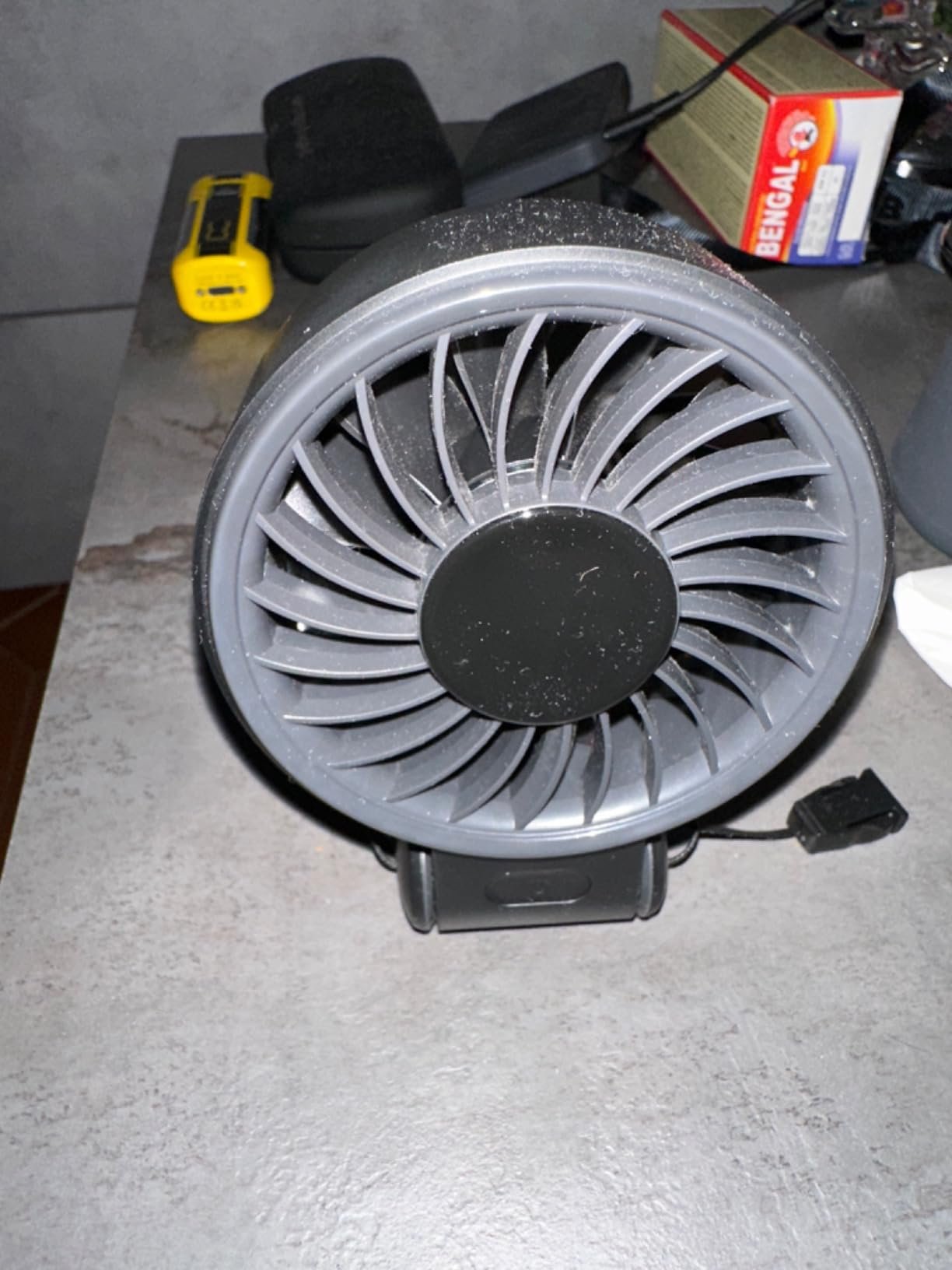 JISULIFE Handheld Fan Life7 – Ultimate Flexibility: High-Power Motor. LED Display. 19.5 Hrs Cooling. 5000mAh Rechargeable. 5-Speed. Foldable Design. 3-IN-1 Portable Fan for Travel Cruise Beach(Grey) photo review