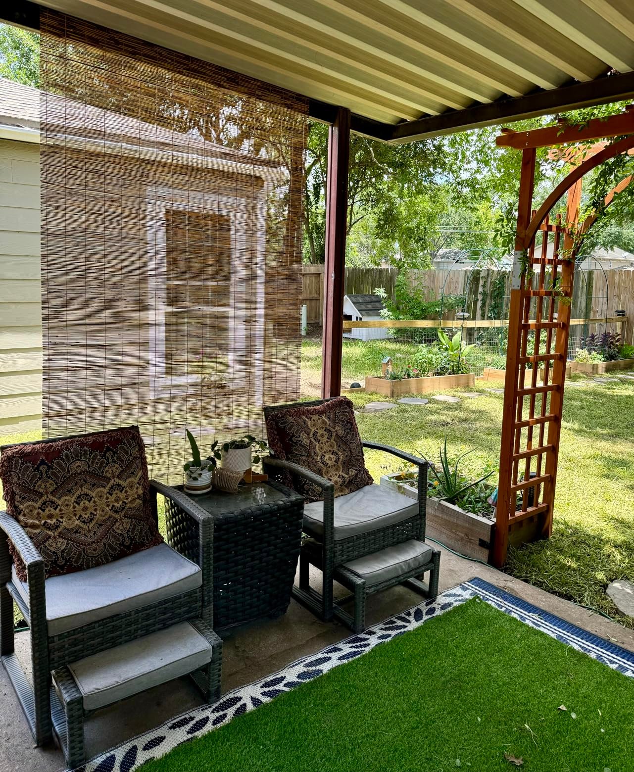 VTEG Bidai Kayu (4feet width) Wooden Blind Outdoor Blind Meranti Wood photo review