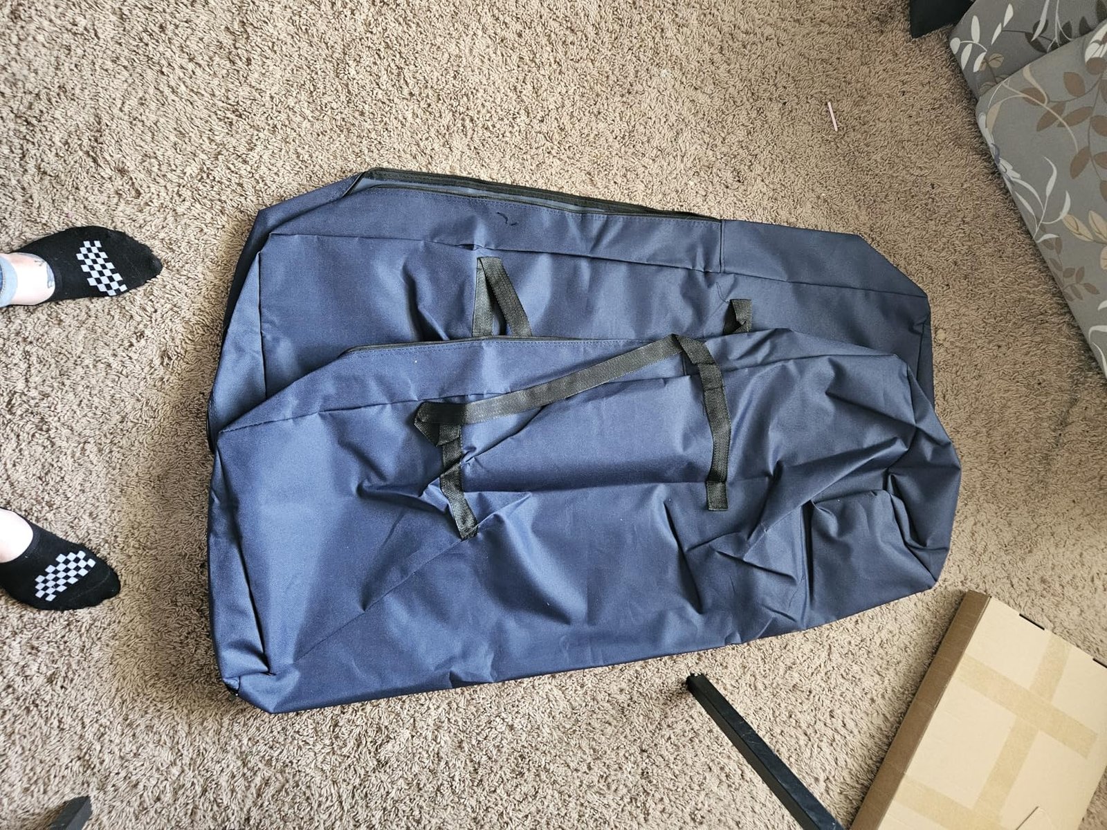 PLKO Portable Double Camping Chair with Canopy Shade.Heavy Duty Beach Chairs for Adults.Folding Beach Chair with Cooler Bag for Sports Backyard Fishing Outside(White) photo review