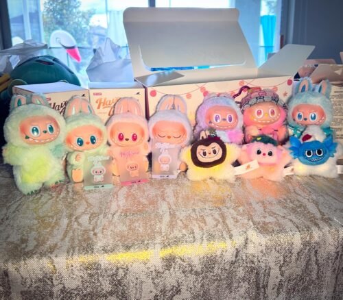 New Arrival Blind Box Labubu V3 Gradient Color PVC Vinyl Plush Doll Pendant Big Into Energy Series Monsters Frozen Mystery Boxes photo review