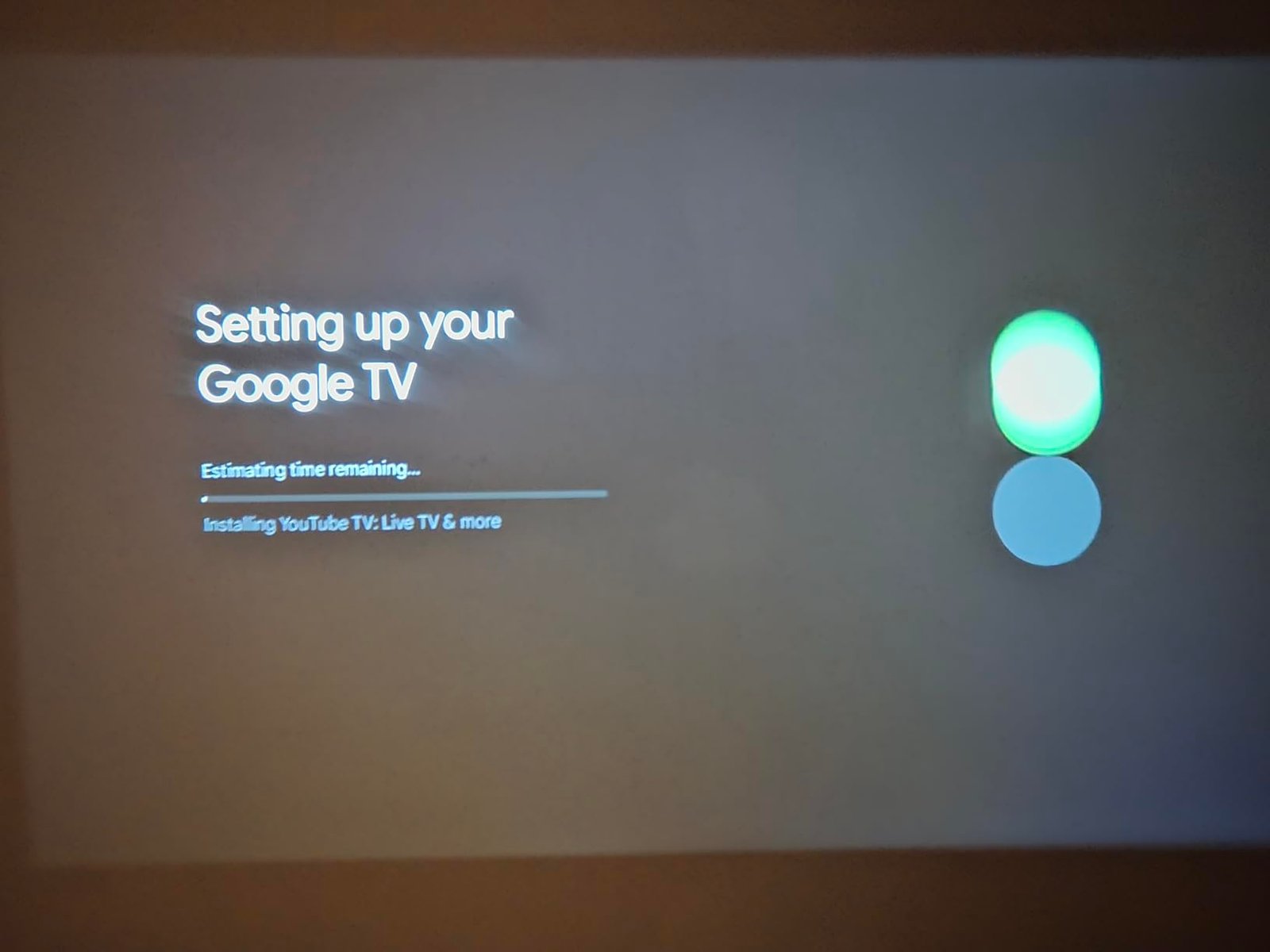 Official Licensed Google TV Smart Projector. HAPPRUN 4K UHD Home Theater with Dolby Sound. Wi-Fi & Bluetooth. Built-in Streaming Apps. Compatible with Games Consoles & Smartphone. Indoor & Outdoor Use photo review