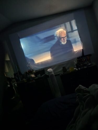 Official Licensed Google TV Smart Projector. HAPPRUN 4K UHD Home Theater with Dolby Sound. Wi-Fi & Bluetooth. Built-in Streaming Apps. Compatible with Games Consoles & Smartphone. Indoor & Outdoor Use photo review