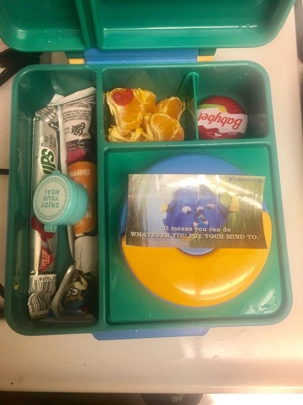 Omie OmieBox Bento Box for Kids - Insulated Lunch Box with Leak Proof Food Jar - 3 Compartments. 2 Temperature Zones - (Meadow) photo review