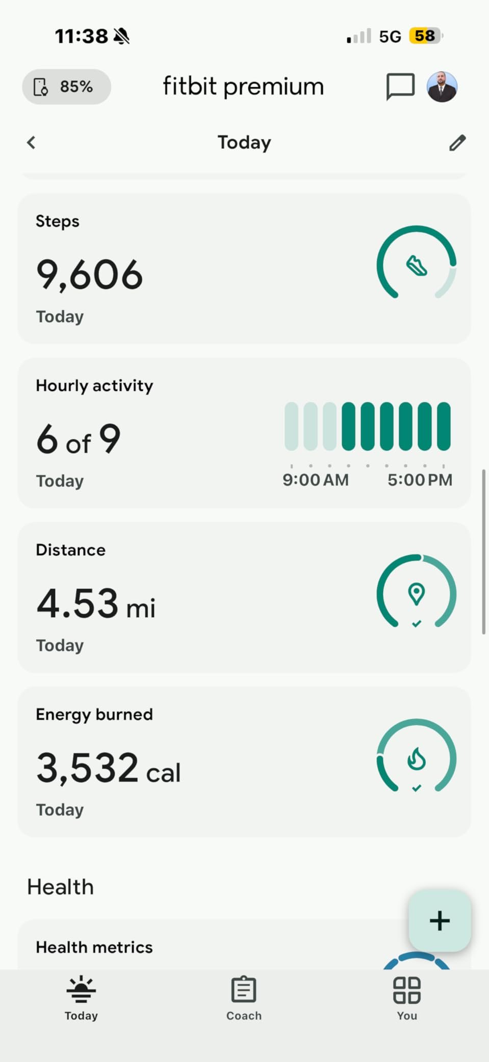 Fitbit Inspire 3 Health &-Fitness-Tracker with Stress Management. Workout Intensity. Sleep Tracking. 24/7 Heart Rate and more. Midnight Zen/Black One Size (S & L Bands Included) photo review