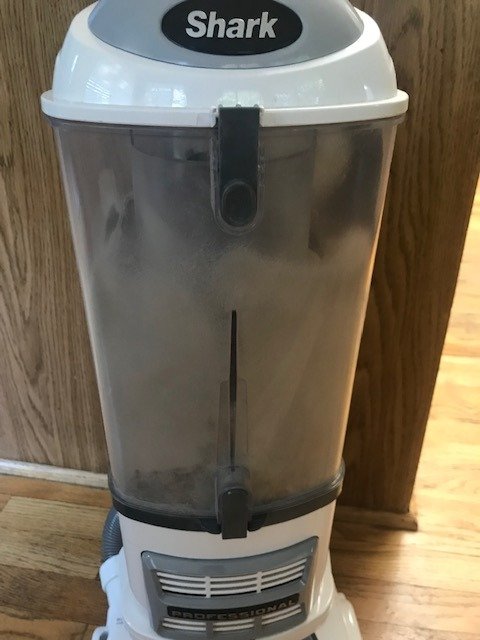 Shark Upright Vacuum. Navigator Lift-Away Deluxe with Large Dust Cup Capacity. HEPA Filter. Swivel Steering. Upholstery Tool & Crevice Tool. Blue. NV360 photo review