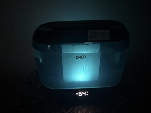 Dreo Smart Humidifiers for Bedroom. Top Fill 4L Supersized Humidifier Large Room with 28 dB. 36H Runtime. Touch/APP/Voice Control. Nightlight. Cool Mist Humidifiers for Baby. Plants. Indoor. Black photo review