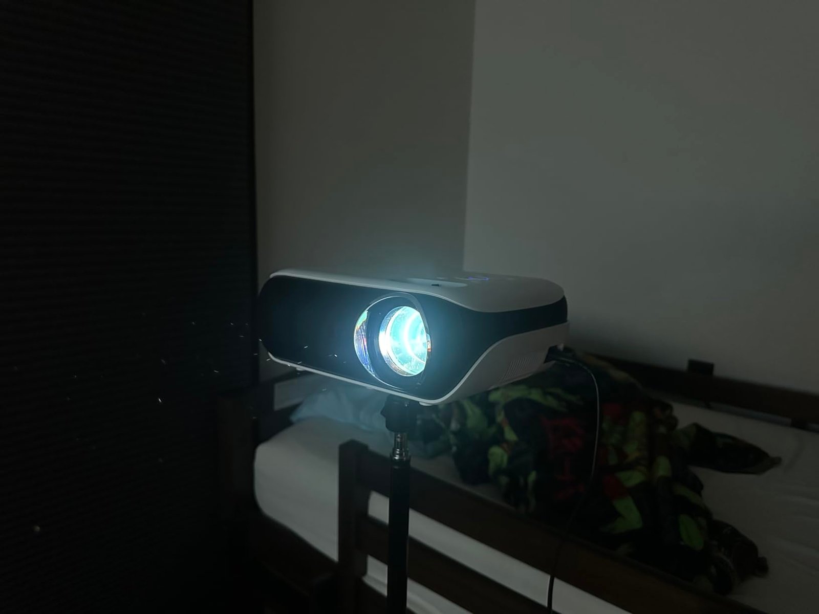 Official Licensed Google TV Smart Projector. HAPPRUN 4K UHD Home Theater with Dolby Sound. Wi-Fi & Bluetooth. Built-in Streaming Apps. Compatible with Games Consoles & Smartphone. Indoor & Outdoor Use photo review