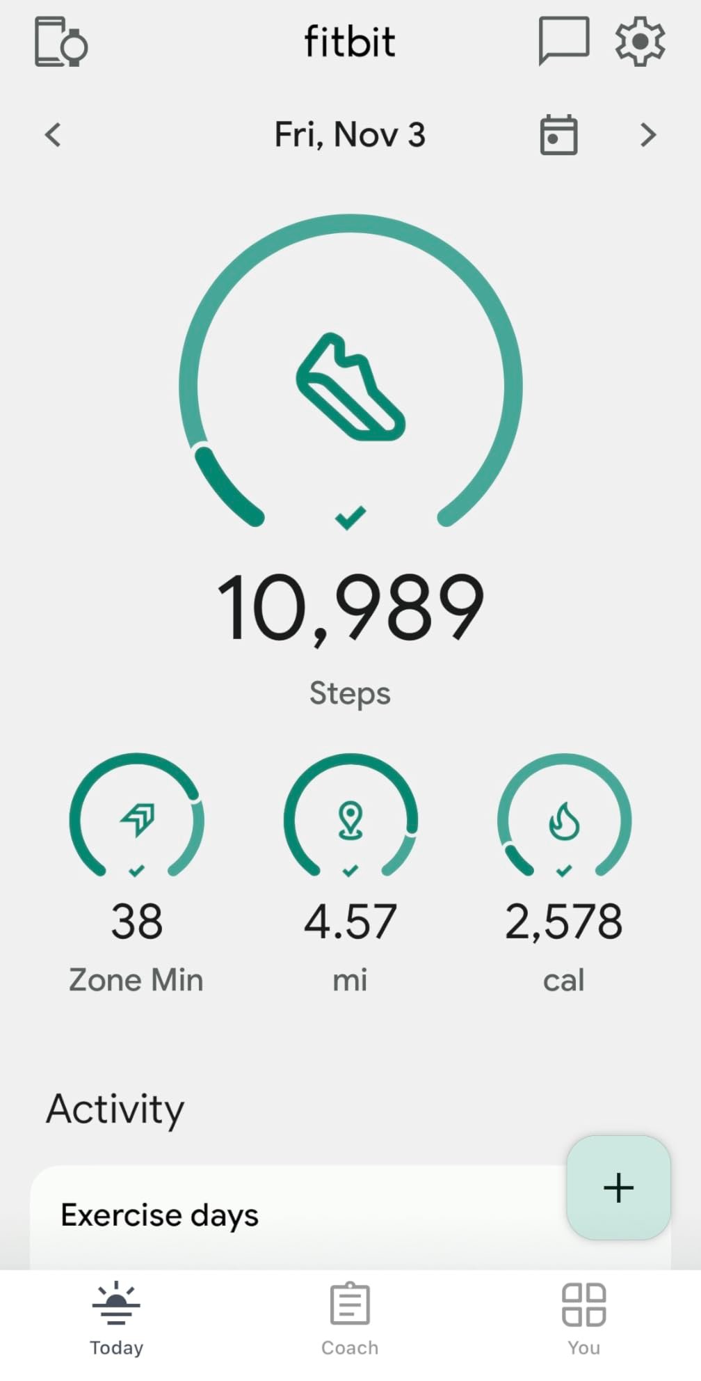 Fitbit Inspire 3 Health &-Fitness-Tracker with Stress Management. Workout Intensity. Sleep Tracking. 24/7 Heart Rate and more. Midnight Zen/Black One Size (S & L Bands Included) photo review