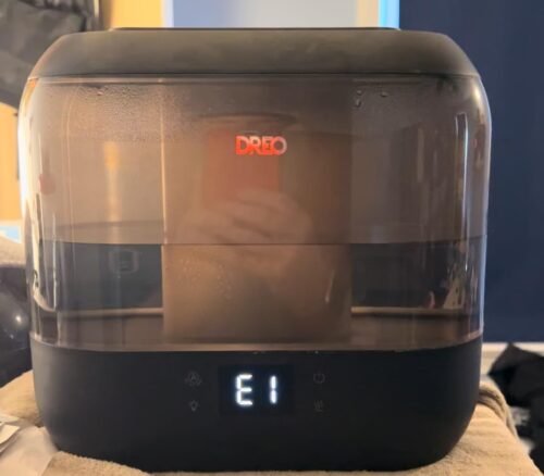 Dreo Smart Humidifiers for Bedroom. Top Fill 4L Supersized Humidifier Large Room with 28 dB. 36H Runtime. Touch/APP/Voice Control. Nightlight. Cool Mist Humidifiers for Baby. Plants. Indoor. Black photo review