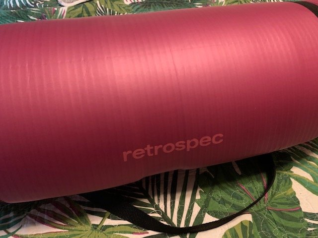 Retrospec Solana Yoga Mat 1 Thick w/Nylon Strap for Men & Women - Non Slip Exercise Mat for Home Yoga. Pilates. Stretching. Floor & Fitness Workouts photo review