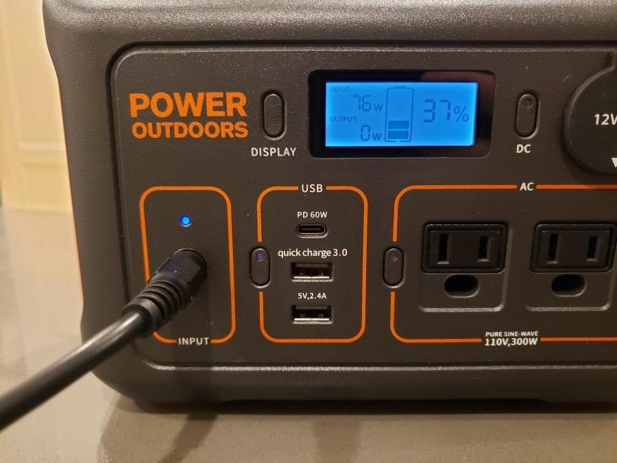 Jackery Portable Power Station Explorer 300. 293Wh Backup Lithium Battery. Solar Generator for Outdoors Camping Travel Hunting Blackout (Solar Panel Optional) photo review