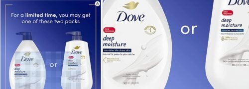 Dove Body Wash Deep Moisture for 24hr Lotion-Soft Skin Moisture Moisturizing Skin Cleanser with No Sulfates No Parabens 30.6 oz photo review