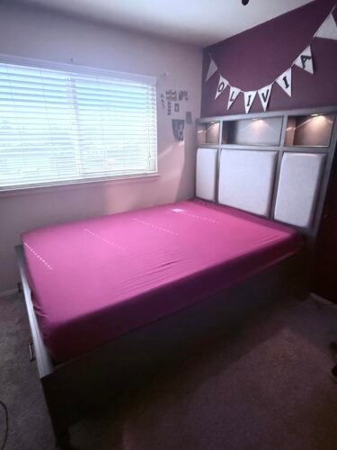 Queen Size 4 Piece Sheet Set - Comfy Breathable & Cooling Bed Sheets Set - Hotel Luxury Bedding for Women. Men. Kids. Teens. Boys & Girls - Deep Pockets. Soft and Wrinkle Free - Oeko-Tex - Dark Grey photo review