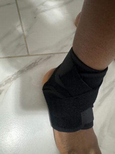 Bodyprox Ankle Support Brace. Breathable Neoprene Sleeve. Adjustable Wrap! (1 Pack) photo review