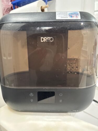 Dreo Smart Humidifiers for Bedroom. Top Fill 4L Supersized Humidifier Large Room with 28 dB. 36H Runtime. Touch/APP/Voice Control. Nightlight. Cool Mist Humidifiers for Baby. Plants. Indoor. Black photo review