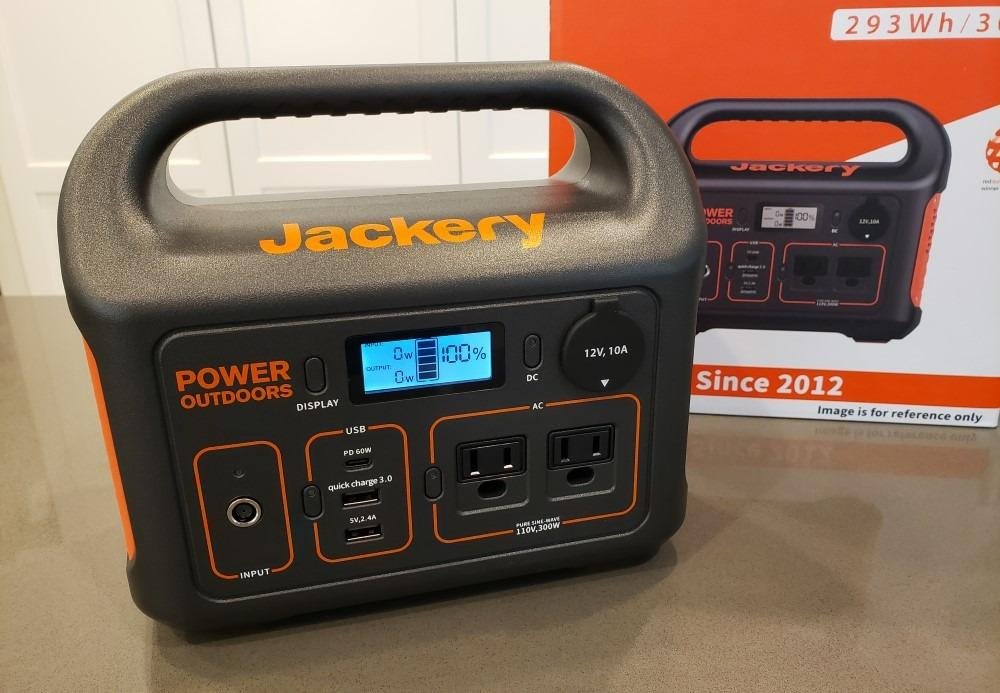 Jackery Portable Power Station Explorer 300. 293Wh Backup Lithium Battery. Solar Generator for Outdoors Camping Travel Hunting Blackout (Solar Panel Optional) photo review