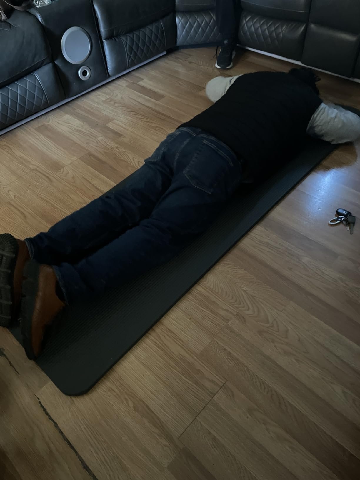 Retrospec Solana Yoga Mat 1 Thick w/Nylon Strap for Men & Women - Non Slip Exercise Mat for Home Yoga. Pilates. Stretching. Floor & Fitness Workouts photo review