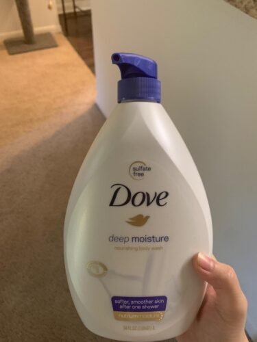 Dove Body Wash Deep Moisture for 24hr Lotion-Soft Skin Moisture Moisturizing Skin Cleanser with No Sulfates No Parabens 30.6 oz photo review
