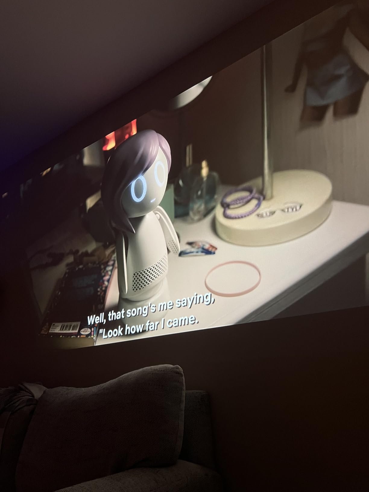 Official Licensed Google TV Smart Projector. HAPPRUN 4K UHD Home Theater with Dolby Sound. Wi-Fi & Bluetooth. Built-in Streaming Apps. Compatible with Games Consoles & Smartphone. Indoor & Outdoor Use photo review