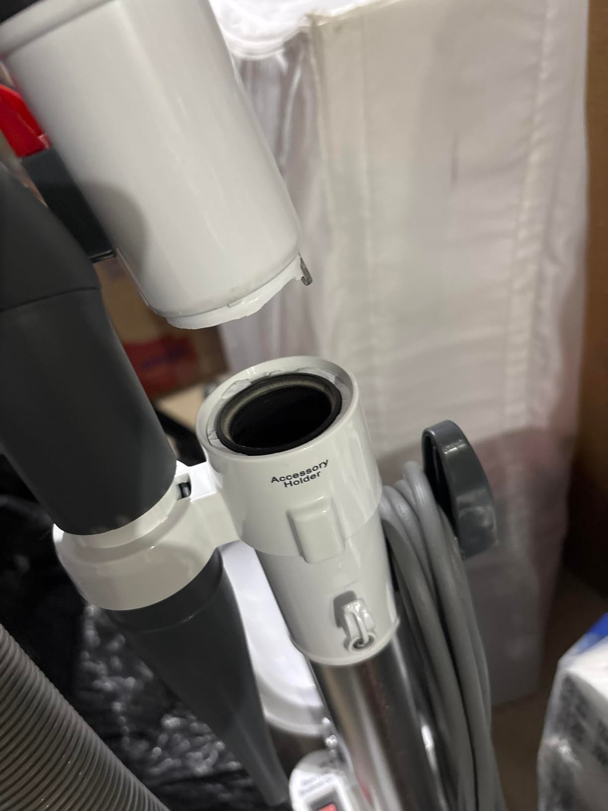 Shark Upright Vacuum. Navigator Lift-Away Deluxe with Large Dust Cup Capacity. HEPA Filter. Swivel Steering. Upholstery Tool & Crevice Tool. Blue. NV360 photo review