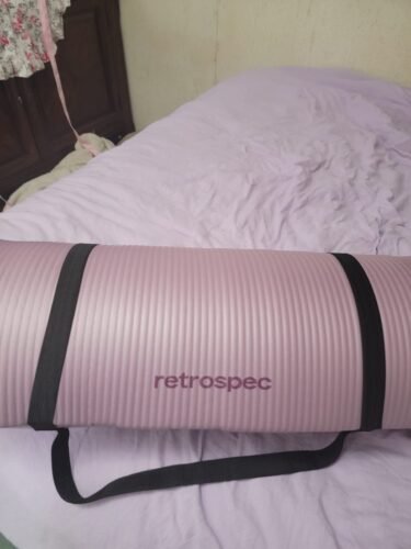 Retrospec Solana Yoga Mat 1 Thick w/Nylon Strap for Men & Women - Non Slip Exercise Mat for Home Yoga. Pilates. Stretching. Floor & Fitness Workouts photo review