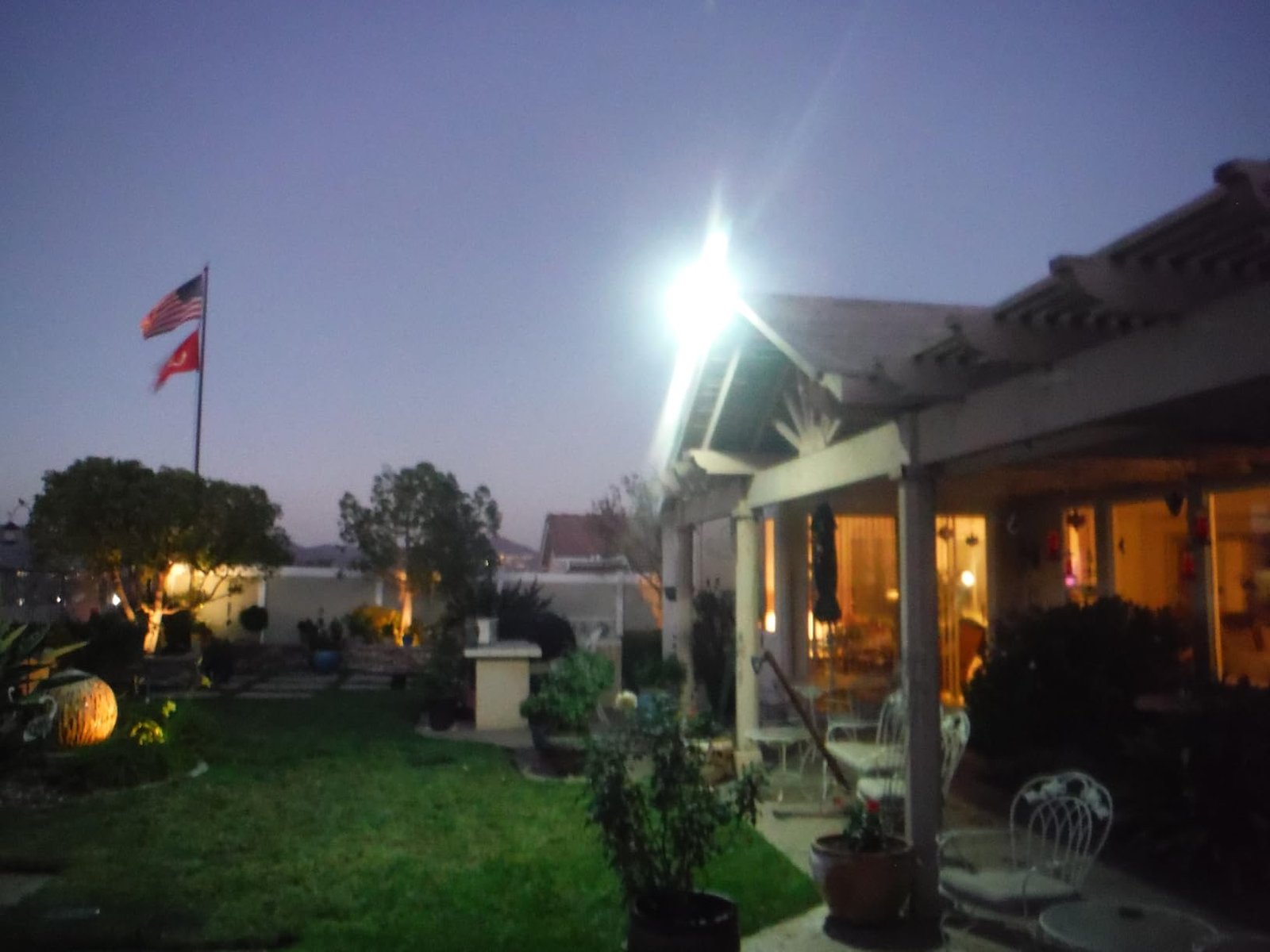 Tuffenough Solar Outdoor Lights 2500LM 210 LED Security Lights with Remote Control.3 Heads Motion Sensor Lights. IP65 Waterproof.270° Wide Angle Flood Wall Lights with 3 Modes(2 Packs) photo review