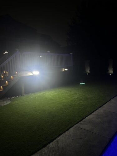Tuffenough Solar Outdoor Lights 2500LM 210 LED Security Lights with Remote Control.3 Heads Motion Sensor Lights. IP65 Waterproof.270° Wide Angle Flood Wall Lights with 3 Modes(2 Packs) photo review