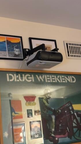 Official Licensed Google TV Smart Projector. HAPPRUN 4K UHD Home Theater with Dolby Sound. Wi-Fi & Bluetooth. Built-in Streaming Apps. Compatible with Games Consoles & Smartphone. Indoor & Outdoor Use photo review