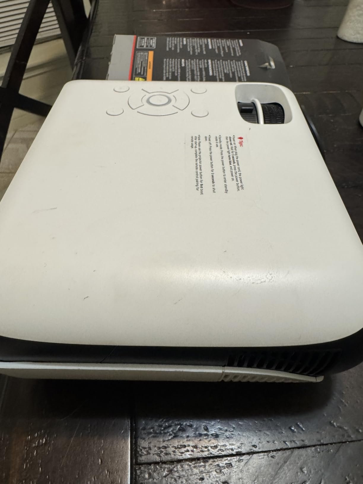 Official Licensed Google TV Smart Projector. HAPPRUN 4K UHD Home Theater with Dolby Sound. Wi-Fi & Bluetooth. Built-in Streaming Apps. Compatible with Games Consoles & Smartphone. Indoor & Outdoor Use photo review