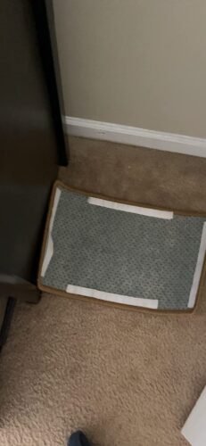 FUKUMARU Cat Scratcher Mat. 23.6 X 15.7 Inch Natural Sisal Cat Scratch Mats. Horizontal Cat Floor Scratching Pad Rug with Sticky Tapes. Protect Couch and Carpets photo review