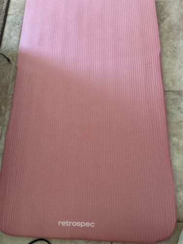 Retrospec Solana Yoga Mat 1 Thick w/Nylon Strap for Men & Women - Non Slip Exercise Mat for Home Yoga. Pilates. Stretching. Floor & Fitness Workouts photo review