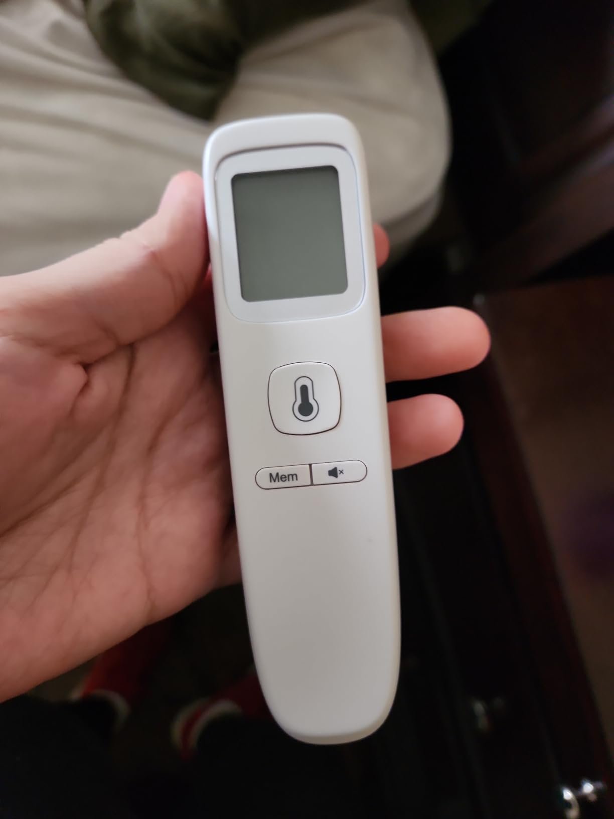 No-Touch Thermometer for Adults and Kids. Accurate Digital Baby Thermometer. Fever Alarm & Silent Mode. 2 in 1 Forehead & Object Mode photo review