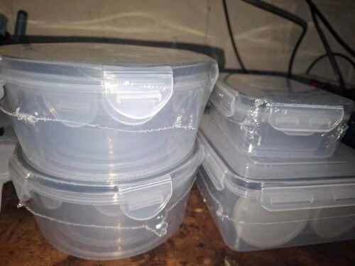 JSCARES 40 PCS Food Storage Containers with Lids Airtight (20 Lids &20 Containers) - Leakproof Meal-Prep Containers for Kitchen Storage Reusable Plastic Microwave/Dishwasher Safe with Labels & Pen photo review