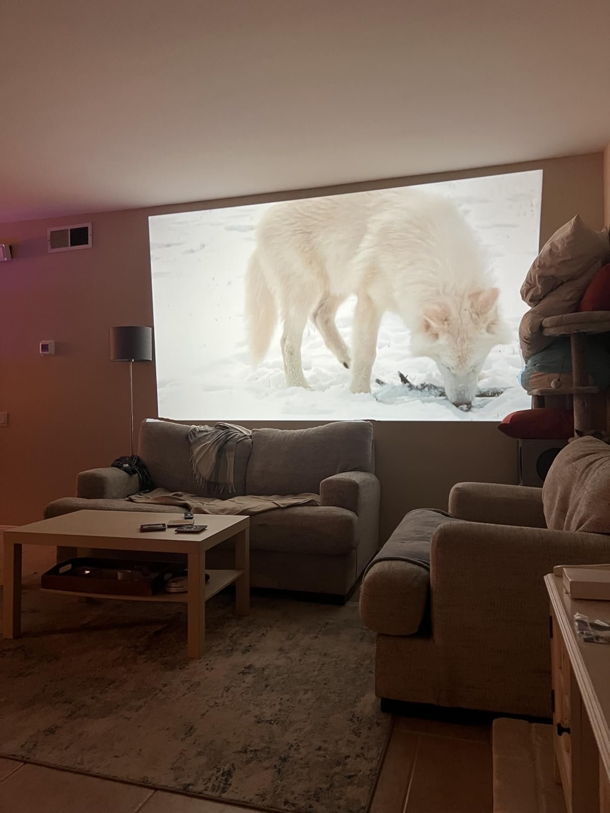 Official Licensed Google TV Smart Projector. HAPPRUN 4K UHD Home Theater with Dolby Sound. Wi-Fi & Bluetooth. Built-in Streaming Apps. Compatible with Games Consoles & Smartphone. Indoor & Outdoor Use photo review