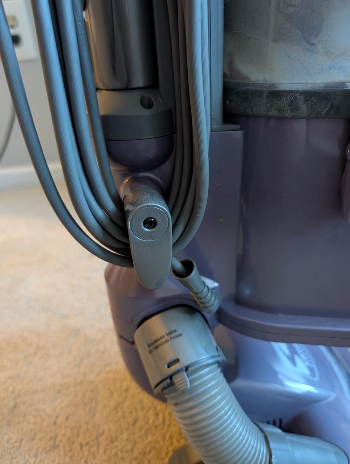 Shark Upright Vacuum. Navigator Lift-Away Deluxe with Large Dust Cup Capacity. HEPA Filter. Swivel Steering. Upholstery Tool & Crevice Tool. Blue. NV360 photo review
