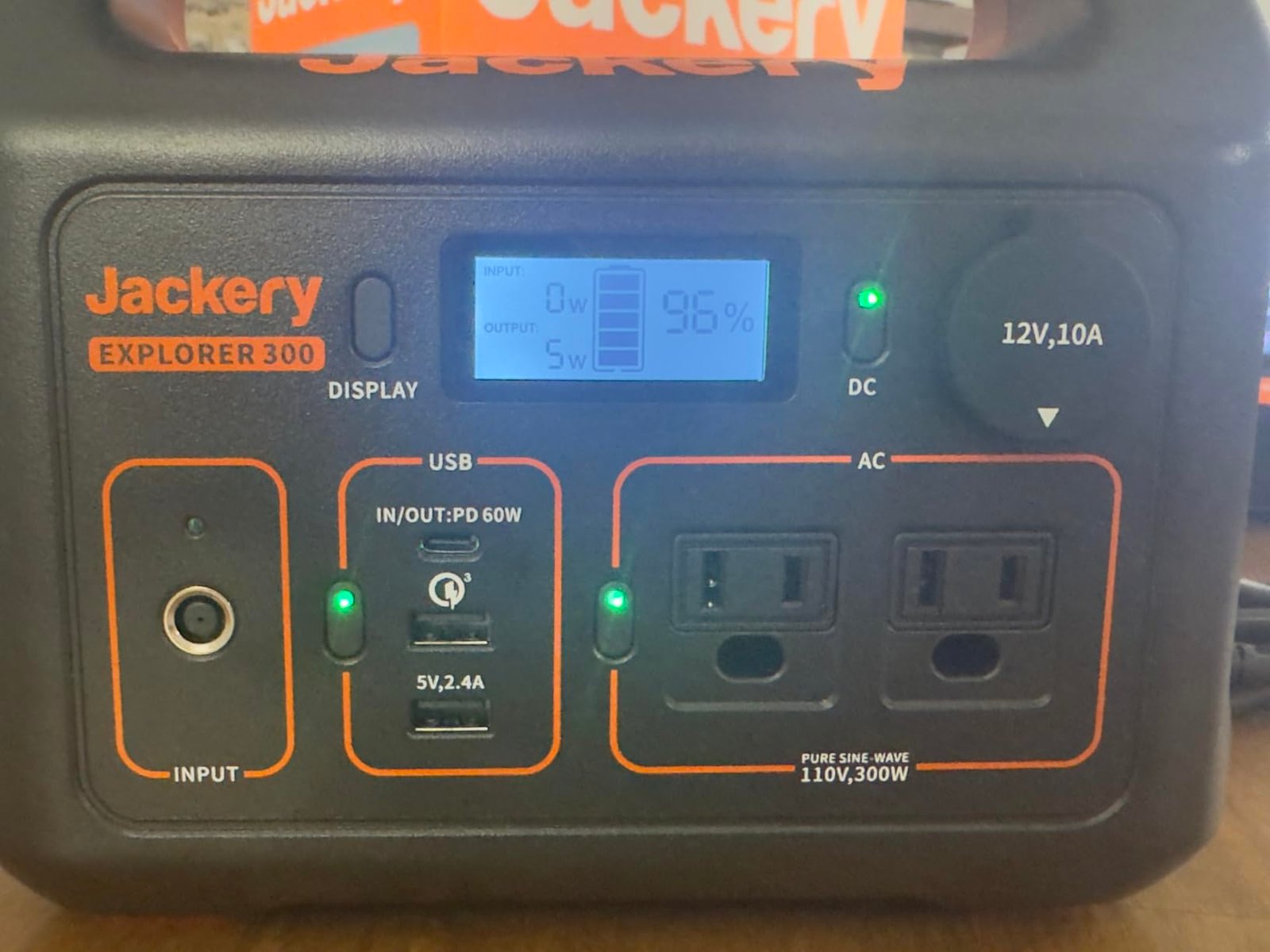 Jackery Portable Power Station Explorer 300. 293Wh Backup Lithium Battery. Solar Generator for Outdoors Camping Travel Hunting Blackout (Solar Panel Optional) photo review